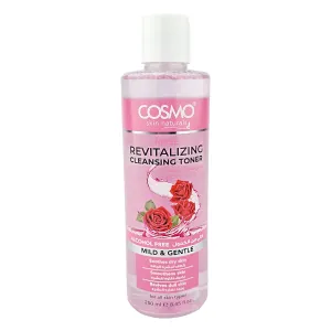 Cosmo Skin Naturals Rose Revitalizing Facial Cleansing Toner 250ml – (Made in Dubai)